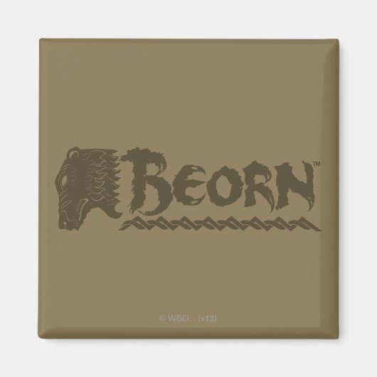 BEORN™ベアヘッド名 マグネット (正面)