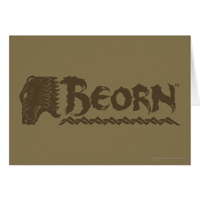 BEORN™ Bear Head Name (正面横)