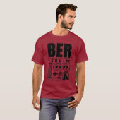 BERベルリンエアポート Tシャツ (正面フル)