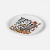 Ber Monthsあまり幸せにならない不気味 ペーパープレート (アングル)