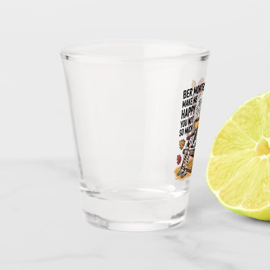 Ber Monthsは私を幸せにそれほど多くのクリスマス ショットグラス (左)