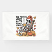 Ber Monthsは私を幸せにそれほど多くのクリスマス 横断幕 (横)