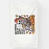 Ber Monthsは私を幸せにそれほど多くのクリスマス 横断幕 (縦)