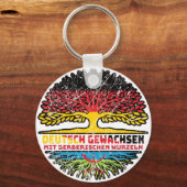 Berber Berberisch Deutsch Deutschland Baum Wurzel キーホルダー (裏面)