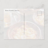 Berber Breakfast Moroccan Shakshuka Travel Photo ポストカード (裏面)