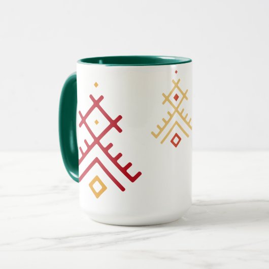 Berber tatoo mug マグカップ (正面左)