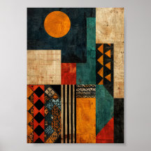 Berber Tribal Graphics:ジオメトリックアーストーン