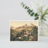 Berchtesgaden with Waltzmann、Upper Bavaria、Germa ポストカード (スタンド正面)