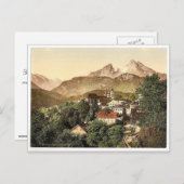 Berchtesgaden with Waltzmann、Upper Bavaria、Germa ポストカード (正面/裏面)