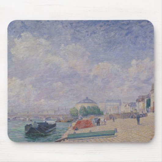 Bercy 1885年のセーヌ河 マウスパッド (正面)