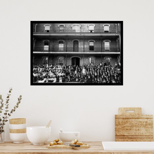 Berea College in Berea, KY 1899の学生 ポスター (キッチン)