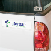 Bereanのバプティスト教会のバンパーステッカー バンパーステッカー (トラック上)
