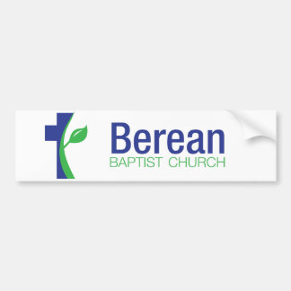 Bereanのバプティスト教会のバンパーステッカー バンパーステッカー