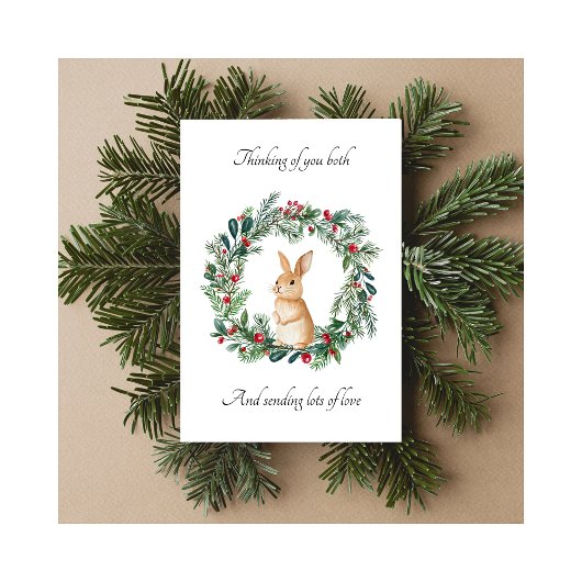 Bereaved Parent Thinking of You Christmas Card シーズンカード