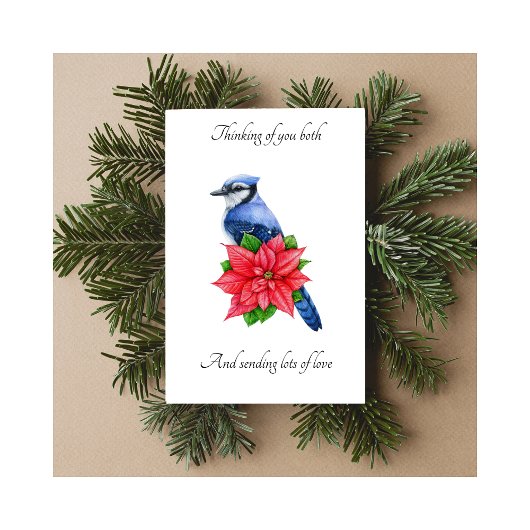 Bereaved Parents Thinking of You Christmas Card シーズンカード