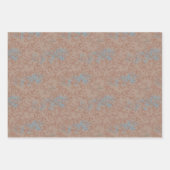 Bereenmuster, Mocha mousse Farbe ラッピングペーパーシート (正面3)