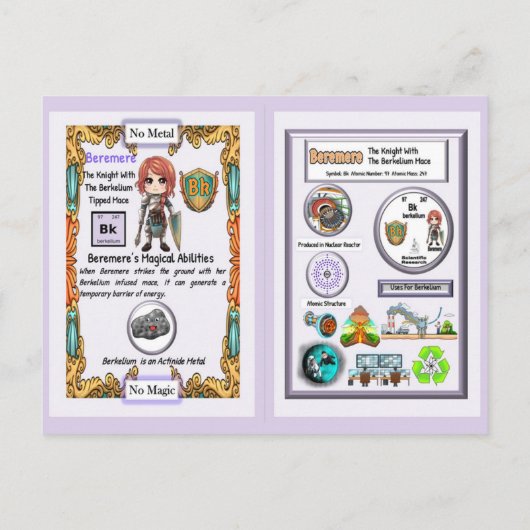 Beremere - Knight Berkelium Mace ポストカード (裏面)
