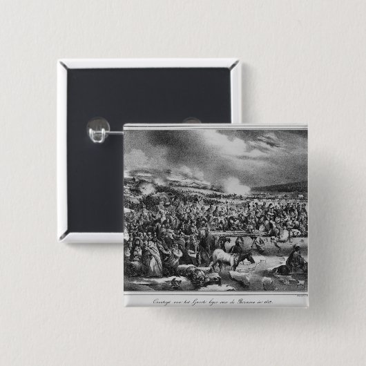 Berezinaの交差 缶バッジ (正面&裏面)