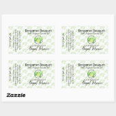 Bergamot Soap Labels🧼 for Your Homemade創造 長方形シール (シート)