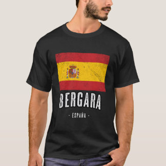 Bergara Spain Es Flag City Bandera Ropa Tシャツ
