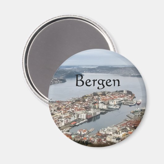 Bergen Norway マグネット (正面/裏面)