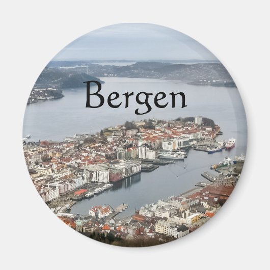 Bergen Norway マグネット (正面)