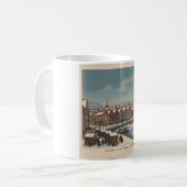 Bergen, Norway Christmas Coffee Mug コーヒーマグカップ (正面左)