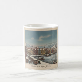 Bergen, Norway Christmas Coffee Mug コーヒーマグカップ