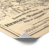 Bergen, Passaic Cos, NJ ポスター (角)