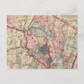 Bergen, Passaic Cos, NJ ポストカード (正面)