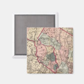 Bergen, Passaic Cos, NJ マグネット (正面/裏面)