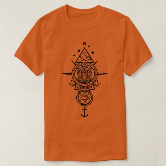 bergen tシャツ (デザイン正面)