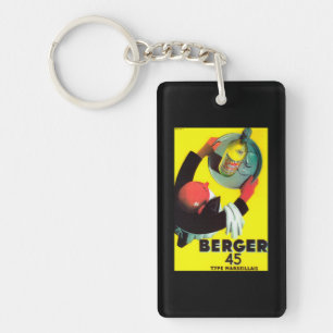 Berger 45のヴィンテージPosterEurope キーホルダー