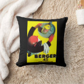 Berger 45のヴィンテージPosterEurope クッション (ブランケット)
