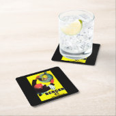 Berger 45のヴィンテージPosterEurope スクエアペーパーコースター (インサイチュ)