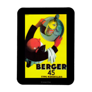 Berger 45のヴィンテージPosterEurope マグネット