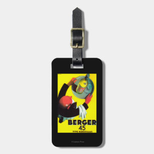 Berger 45のヴィンテージPosterEurope ラゲッジタグ