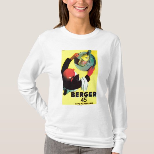 Berger 45のヴィンテージPosterEurope Tシャツ (正面)
