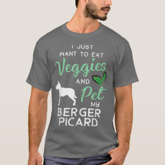 Berger Picard Funny Vegan Dog Lover Owner Xmas Bir Tシャツ