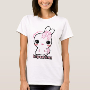 Bergmotのバニーの女性のワイシャツ-すみれ色のLeBeaux Tシャツ