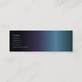 Beribbonedプロフィールカード スキニー名刺