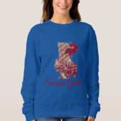 Beribboned Holiday Candle スウェットシャツ (正面)