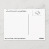 Beritishの電話ボックス ポストカード (裏面)