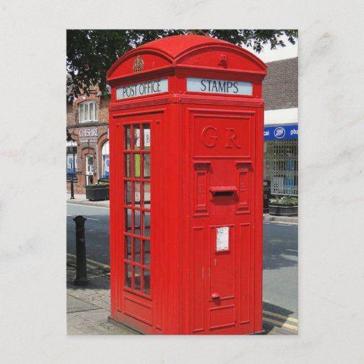 Beritishの電話ボックス ポストカード (正面)