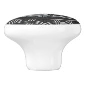 BerkanaのRuneのMettallicのエンボス セラミックノブ (側面)