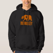 Berkeley California Republic Bear Distressed Vinta パーカ (正面)