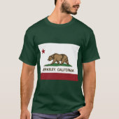 Berkeley California Republic Flag Tシャツ (正面)
