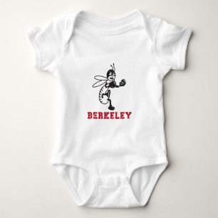 Berkleyの高等学校の古いロゴ ベビーボディスーツ