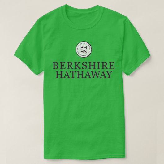 Berkshire Hatawayロゴ Tシャツ (デザイン正面)