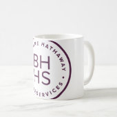 Berkshire Hathaway HomeServices Circle Logo Mug コーヒーマグカップ (正面右)